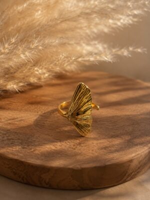 Golden Petal Ring
